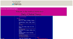Desktop Screenshot of dailyglobalnews.tripod.com