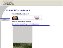 Tablet Screenshot of funnypicsanimals4.tripod.com