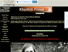 Tablet Screenshot of kluckinfilms.tripod.com