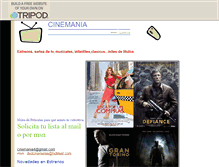 Tablet Screenshot of cinemania4.tripod.com