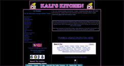 Desktop Screenshot of kaliskitchen.tripod.com
