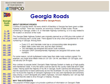 Tablet Screenshot of georgiaroads.tripod.com