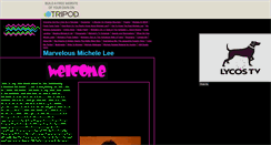 Desktop Screenshot of micheleleefanatic.tripod.com