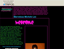 Tablet Screenshot of micheleleefanatic.tripod.com