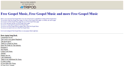 Desktop Screenshot of freegospelmusic.tripod.com