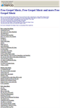 Mobile Screenshot of freegospelmusic.tripod.com