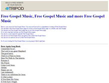 Tablet Screenshot of freegospelmusic.tripod.com