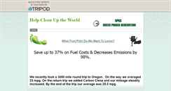 Desktop Screenshot of cleanworldhelp.tripod.com
