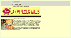 Desktop Screenshot of laxmiflourmills.tripod.com