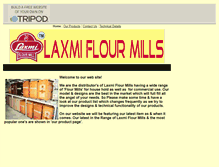 Tablet Screenshot of laxmiflourmills.tripod.com