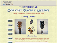 Tablet Screenshot of cortleyguitars.tripod.com