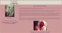 Desktop Screenshot of catholictreasury.tripod.com