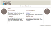 Tablet Screenshot of codefoot.tripod.com