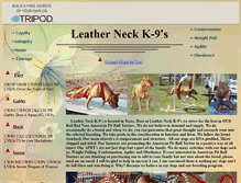 Tablet Screenshot of leatherneckk9.tripod.com