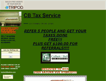 Tablet Screenshot of cbtaxservice.tripod.com