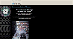 Desktop Screenshot of chicagotypewriters.tripod.com