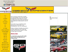 Tablet Screenshot of corvette-racing.tripod.com