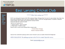 Tablet Screenshot of elcricketclub.tripod.com