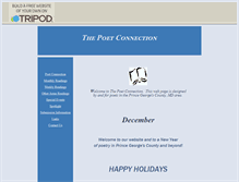 Tablet Screenshot of poetconnection.tripod.com