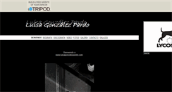 Desktop Screenshot of luisagonzalezpardo.tripod.com