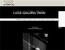 Tablet Screenshot of luisagonzalezpardo.tripod.com