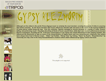 Tablet Screenshot of gypsyklezmorim.tripod.com