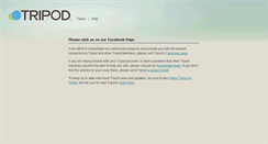 Desktop Screenshot of club.tripod.com