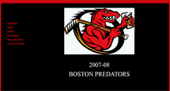Desktop Screenshot of bostonpredators.tripod.com