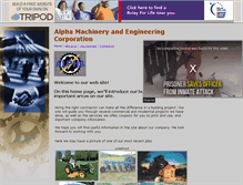 Tablet Screenshot of alphamachinery.tripod.com