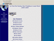 Tablet Screenshot of predateurs2004.tripod.com