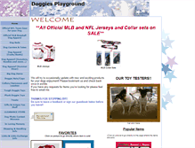 Tablet Screenshot of doggiesplayground.tripod.com