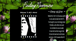 Desktop Screenshot of findingnevermore.tripod.com