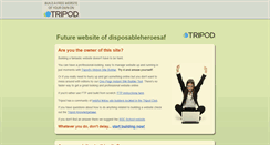 Desktop Screenshot of disposableheroesaf.tripod.com