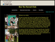 Tablet Screenshot of beetexkennelclub.tripod.com