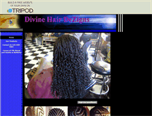 Tablet Screenshot of divinehairdezign.tripod.com