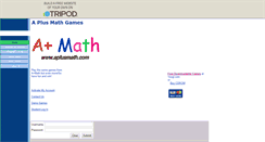 Desktop Screenshot of aplusmathgames.tripod.com