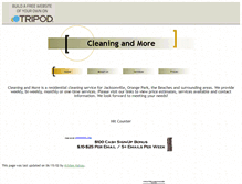 Tablet Screenshot of cleaningandmore.tripod.com