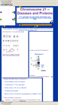 Mobile Screenshot of chromosome21.tripod.com