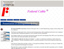 Tablet Screenshot of federal-cable.tripod.com