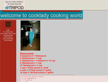 Tablet Screenshot of cooklady2000.tripod.com