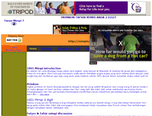 Tablet Screenshot of 1001mimpi.tripod.com