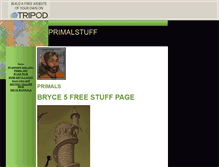 Tablet Screenshot of primalstuff.tripod.com
