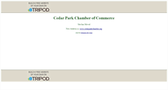 Desktop Screenshot of cedarparkchamber.tripod.com