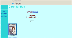 Desktop Screenshot of carolforhair.tripod.com