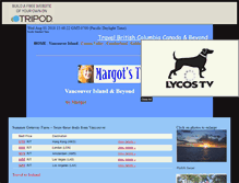 Tablet Screenshot of margotstravels.tripod.com