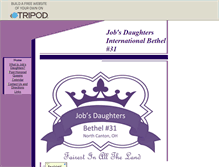 Tablet Screenshot of jdbethel31.tripod.com