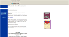 Desktop Screenshot of anti-gym.tripod.com