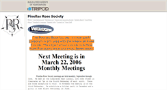 Desktop Screenshot of pinellasrosesociety.tripod.com