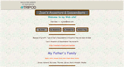Desktop Screenshot of joancase.tripod.com