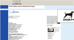 Desktop Screenshot of kumsanatdergisi.tripod.com